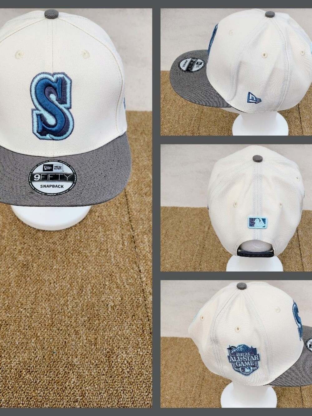 SEATTLE MARINERS MLB BASEBALL SNAPBACK HAT.